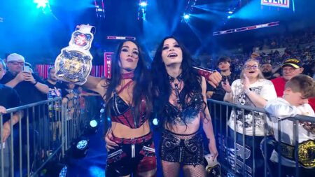Paige & Brie Bella Hang On To Women’s Tag Titles Following WWE SNME