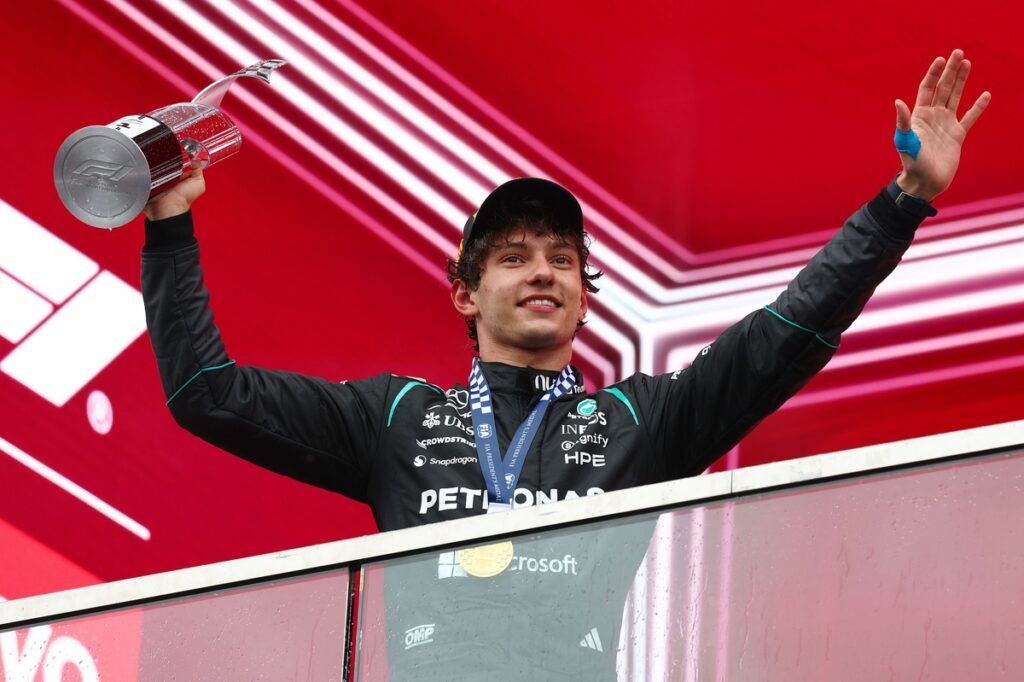 Antonelli lands F1 2026 blow as Russell retires in Montreal