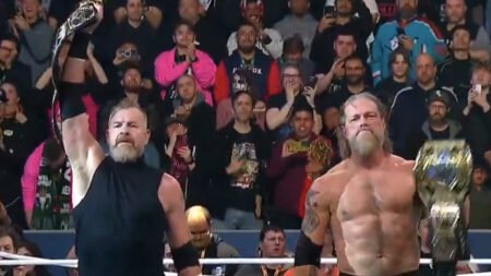 Cope & Cage Become New AEW Tag Champs As FTR Says I Quit At Double Or Nothing
