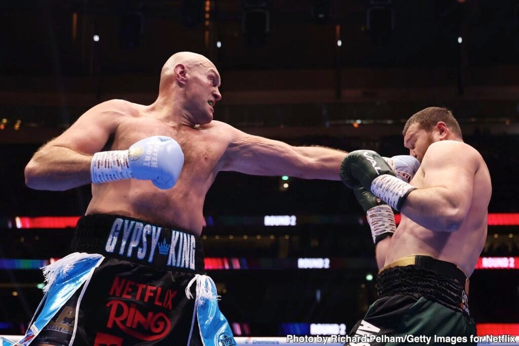 Tyson Fury says Dubois and Wardley are below his level