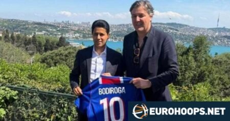 Dejan Bodiroga se reunió con el presidente del PSG, Nasser Al-Khelaifi, en Estambul