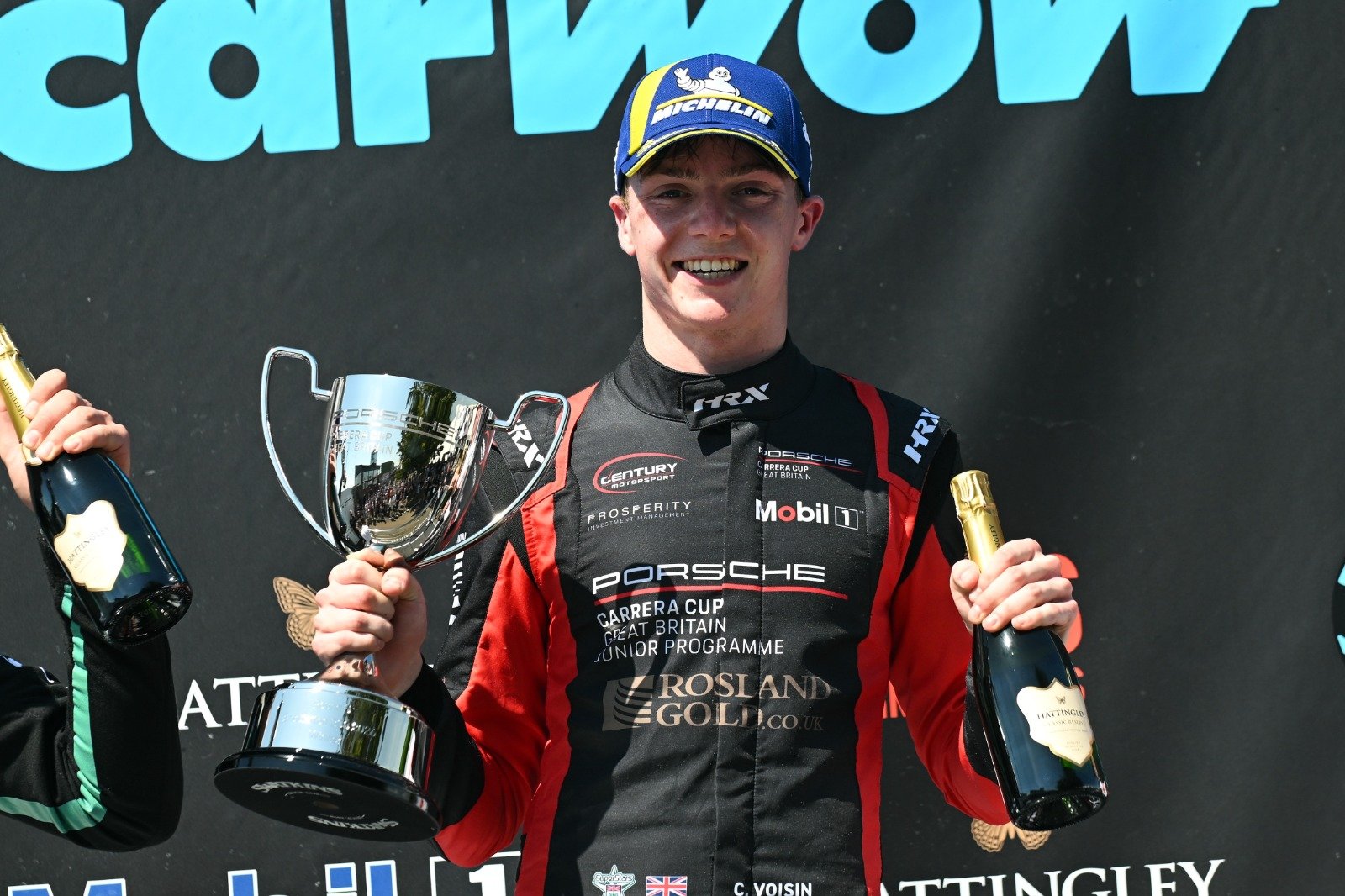 Porsche Carrera Cup GB Junior Voisin now has four wins to his name