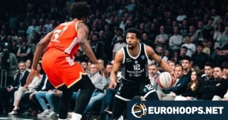 Partizan hold off furious Crvena zvezda rally to claim Game 1