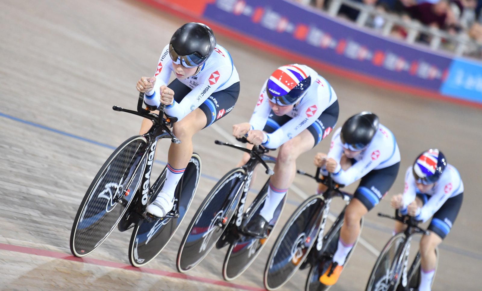 British team pursuit women's team European champions
