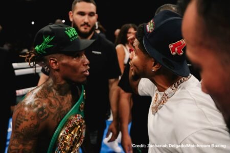 Shakur Crashes Foster’s Celebration, Won’t Shake On Fight