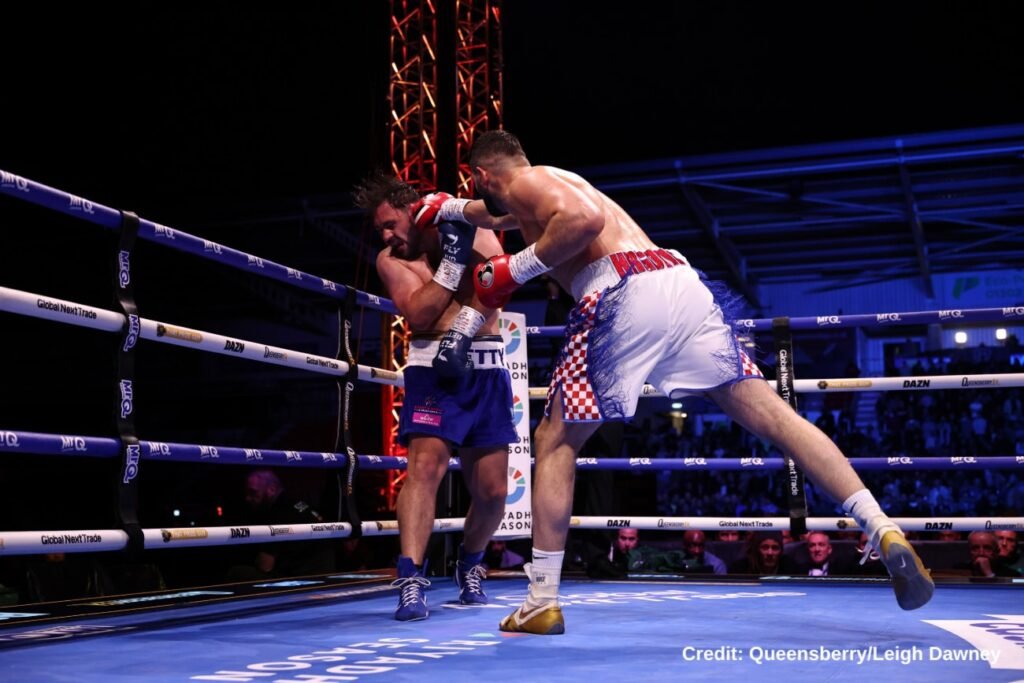 Filip Hrgovic Batters Dave Allen In Doncaster
