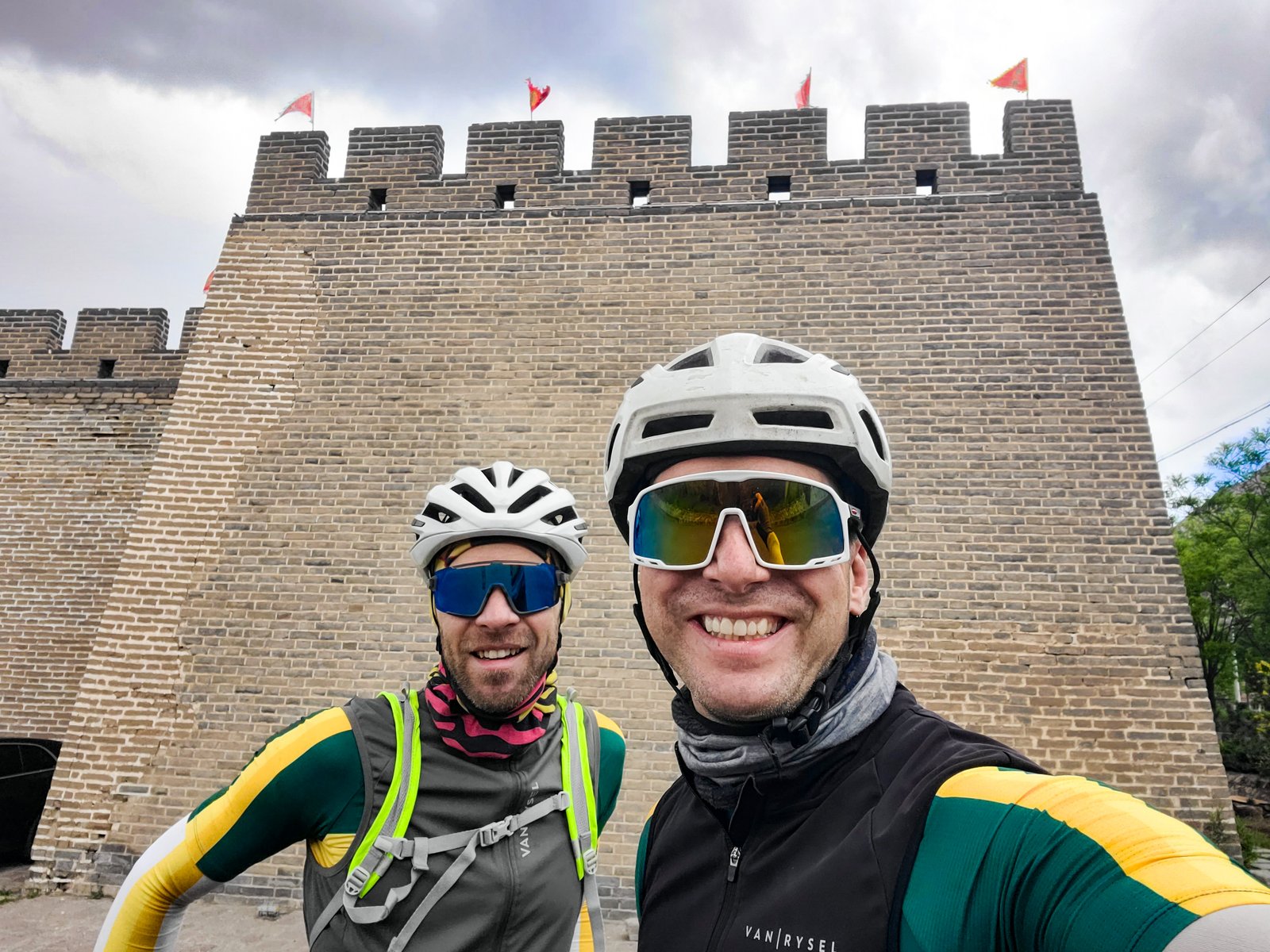 Images from ride along the Great Wall of China