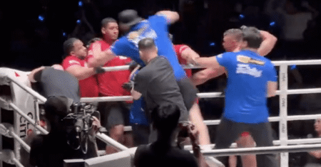 Video: Anatoly Malykhin regains ONE title with revenge knockout of Reug Reug, sparks post-fight brawl