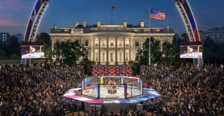 UFC reveals new look at White House staging and fan fest setup for viewing party