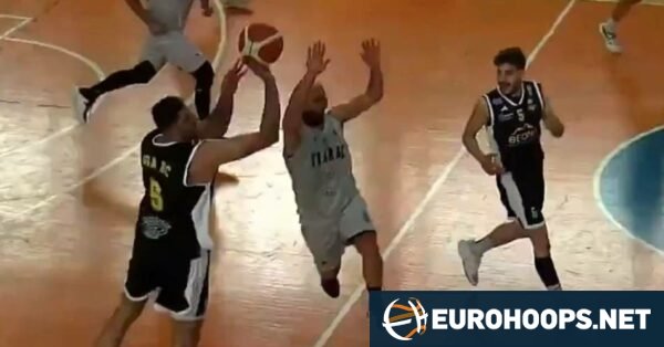 Μπουρούσης: Έβαλε τρίποντο πίσω από το κέντρο (VIDEO)!