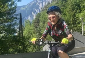 ‘My friends think I’m completely mad’ – 84-year-old scales Alpe d’Huez for charity