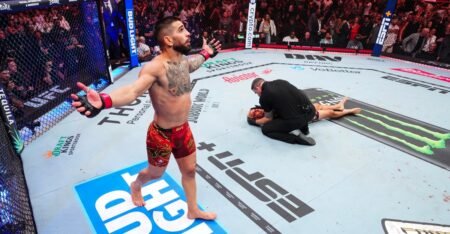 Ilia Topuria, Ryan Garcia get heated over potential boxing match: ‘You would be eating through a straw after our fight’