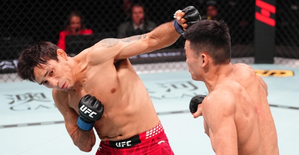 UFC Macau video: Rodrigo Vera flattens Zhu Kangjie with knockout punches in under 2 minutes