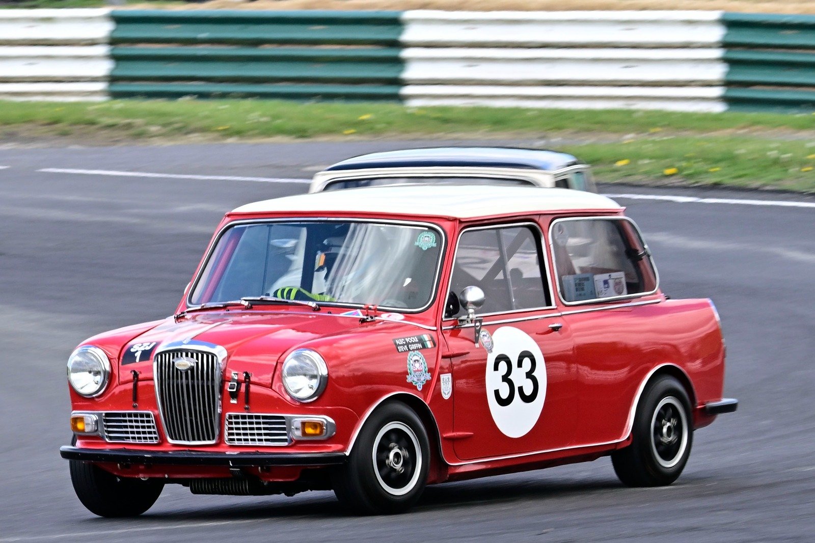 Quinn was only called up to drive the famous Wolseley on Sunday morning