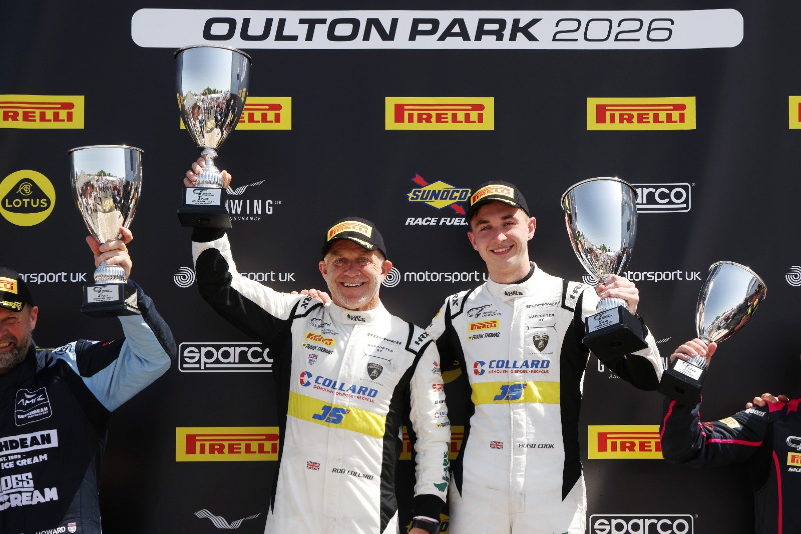 Race one podium