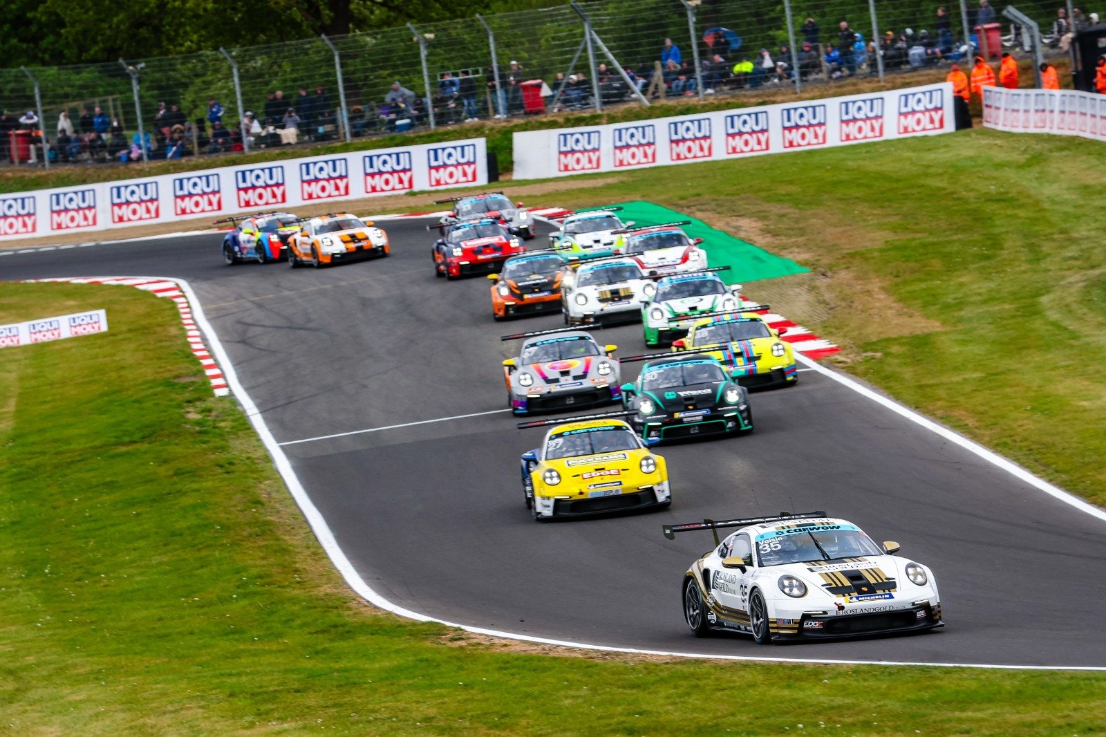 There was no stopping a storming Voisin at Brands 