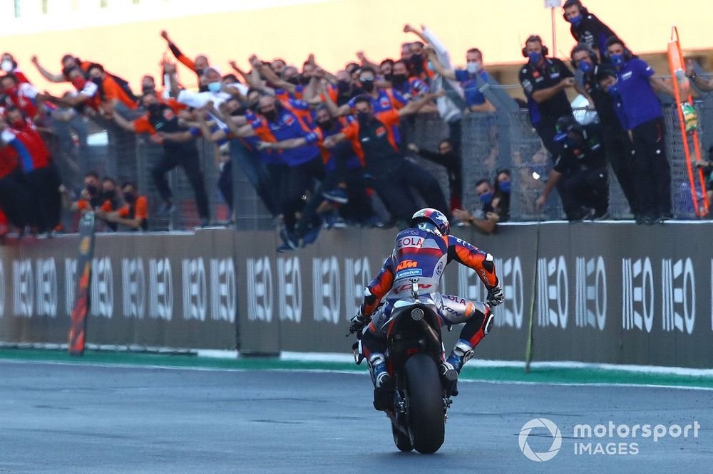 Race winner Miguel Oliveira, Red Bull KTM Tech 3