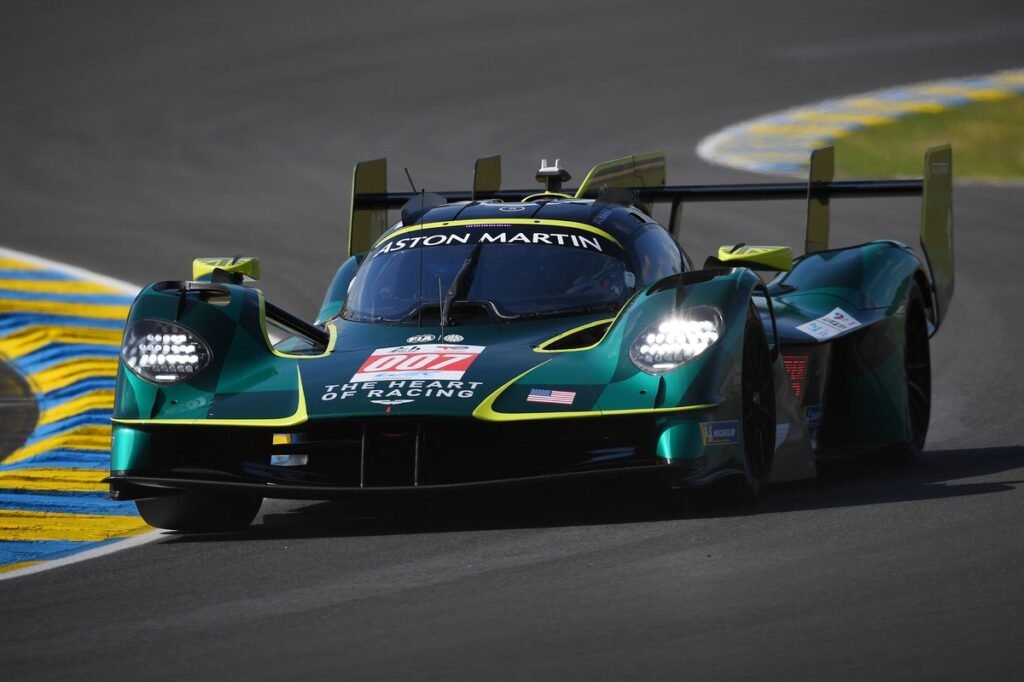 Aston Martin fastest at test day