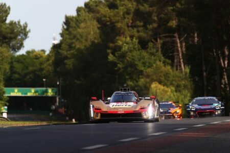 #12 Cadillac out front as Toyota and BMW battle over second