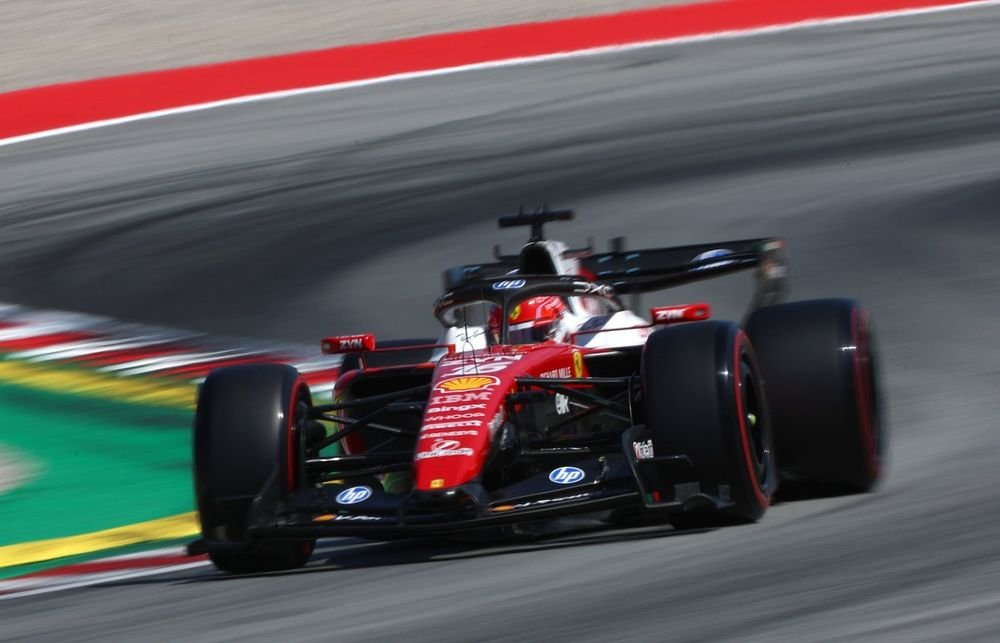 Charles Leclerc ended Q3 in the wall