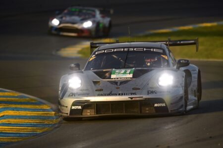 BMW in lead as Porsche crash triggers safety car