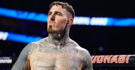 Tom Aspinall reacts to Ciryl Gane’s win over Alex Pereira after landing ‘a lot of illegal elbows’