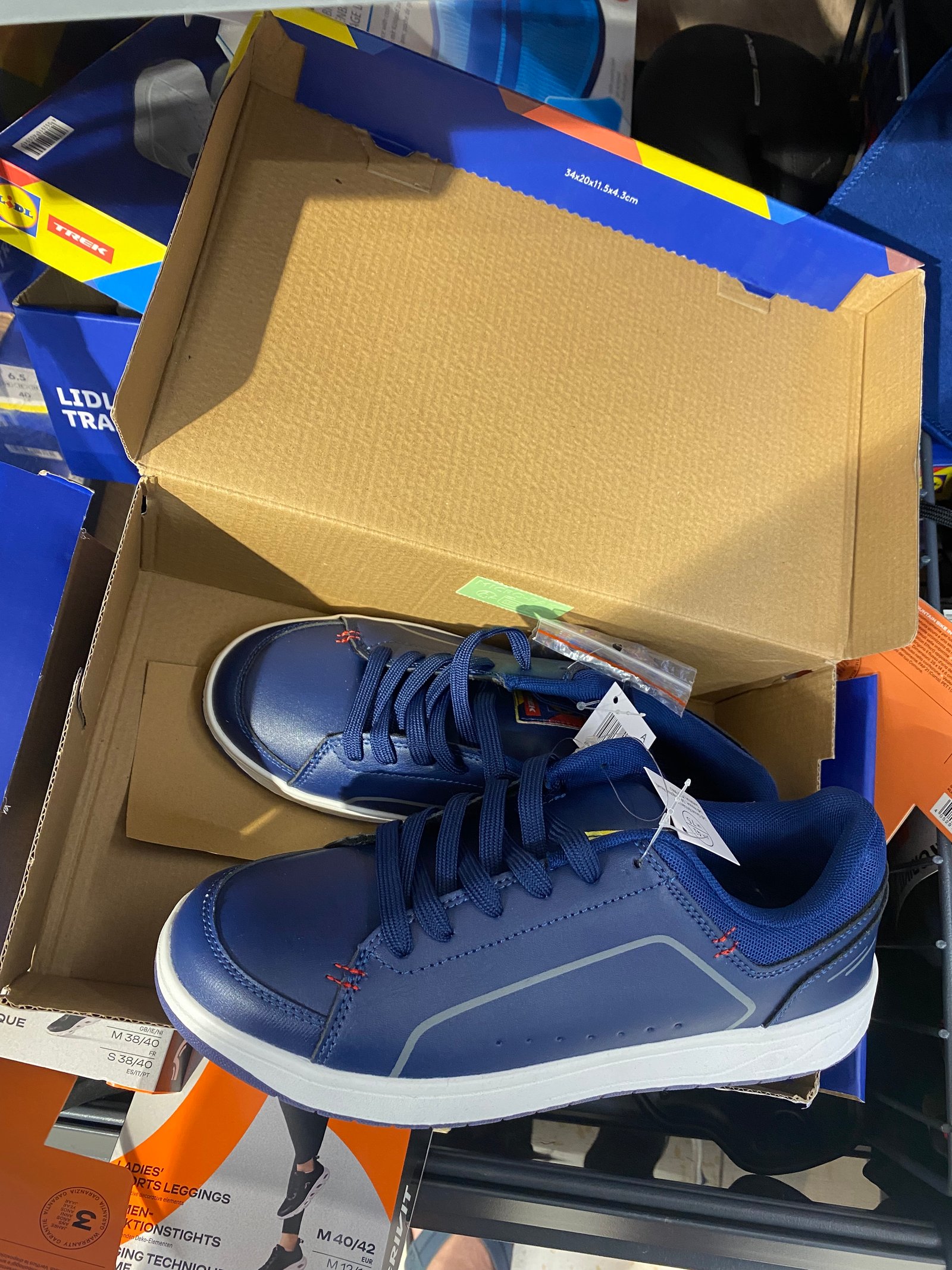 Lidl-trek branded trainers found in the lidl middle aisle june 2026