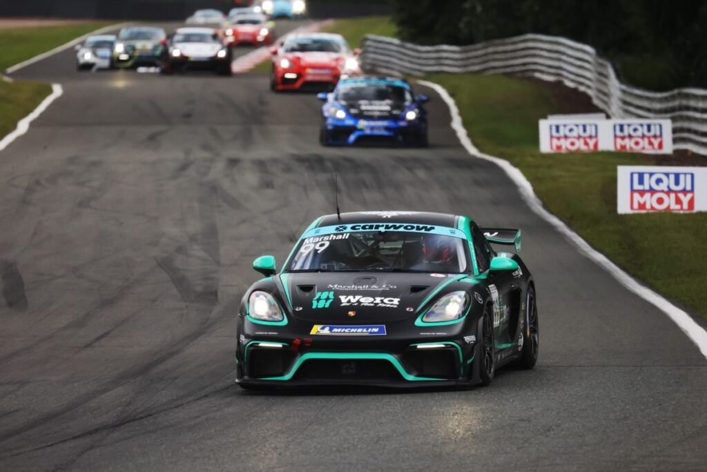 Marshall lays down the Porsche Sprint Challenge law with Oulton Park treble