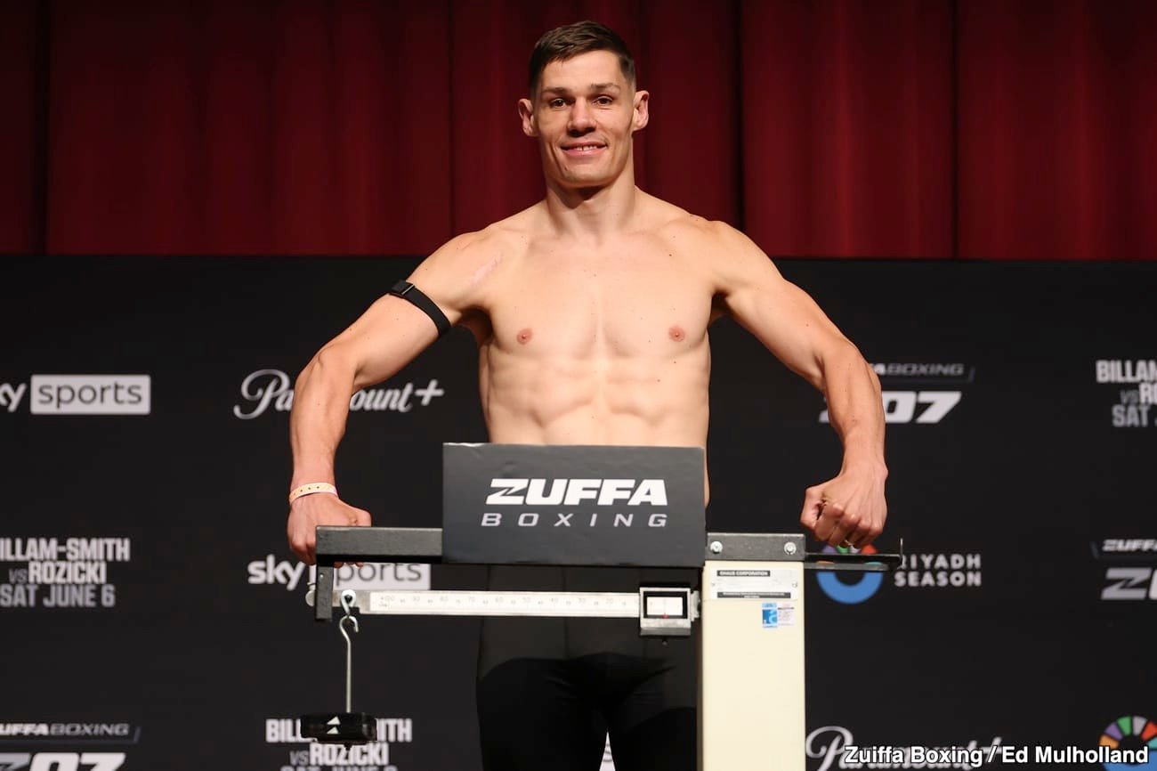 Image: Ryan Rozicki Raises Judge Concerns After Making Weight For Chris Billam-Smith Fight June 6