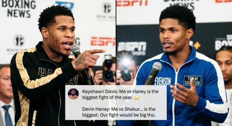 Devin Haney Revives Shakur Stevenson Fight Talk With Response To Keyshawn Davis