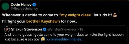 Devin Haney Tells Shakur Stevenson To Move Up, Says He’ll Fight Keyshawn Davis Instead