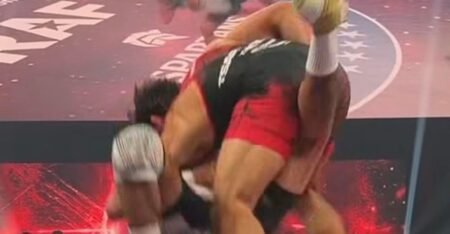 RAF 10 video: Arman Tsarukyan slams Tony Ferguson twice before winning tech fall victory