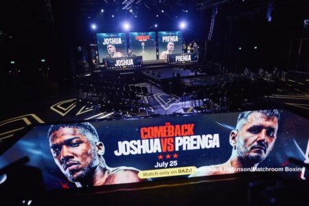 Anthony Joshua invites Tyson Fury into ring after July 25 fight: “If you’re serious”