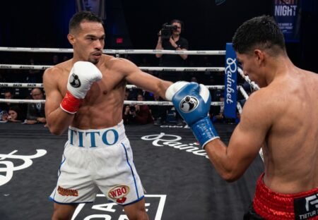 Ernesto Mercado Blasts Out Juan Carlos Burgos In Two Rounds, Calls Out Shakur Stevenson