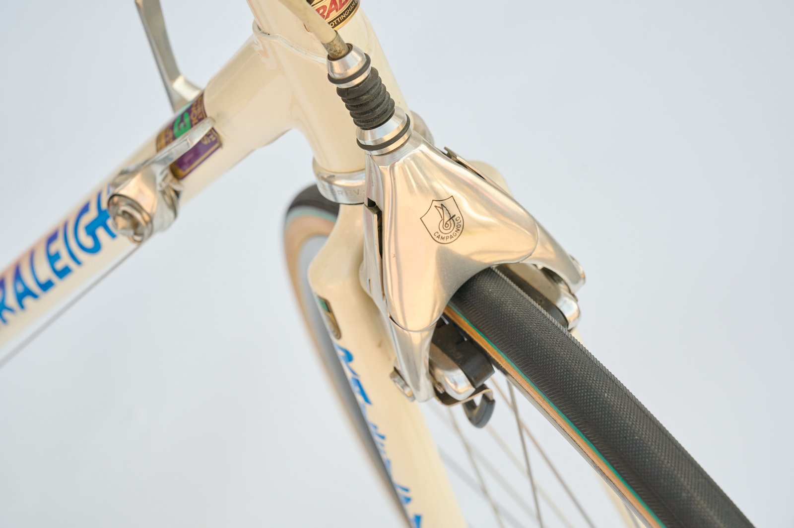 Campagnolo Delta brake fitted to Raleigh steel bike