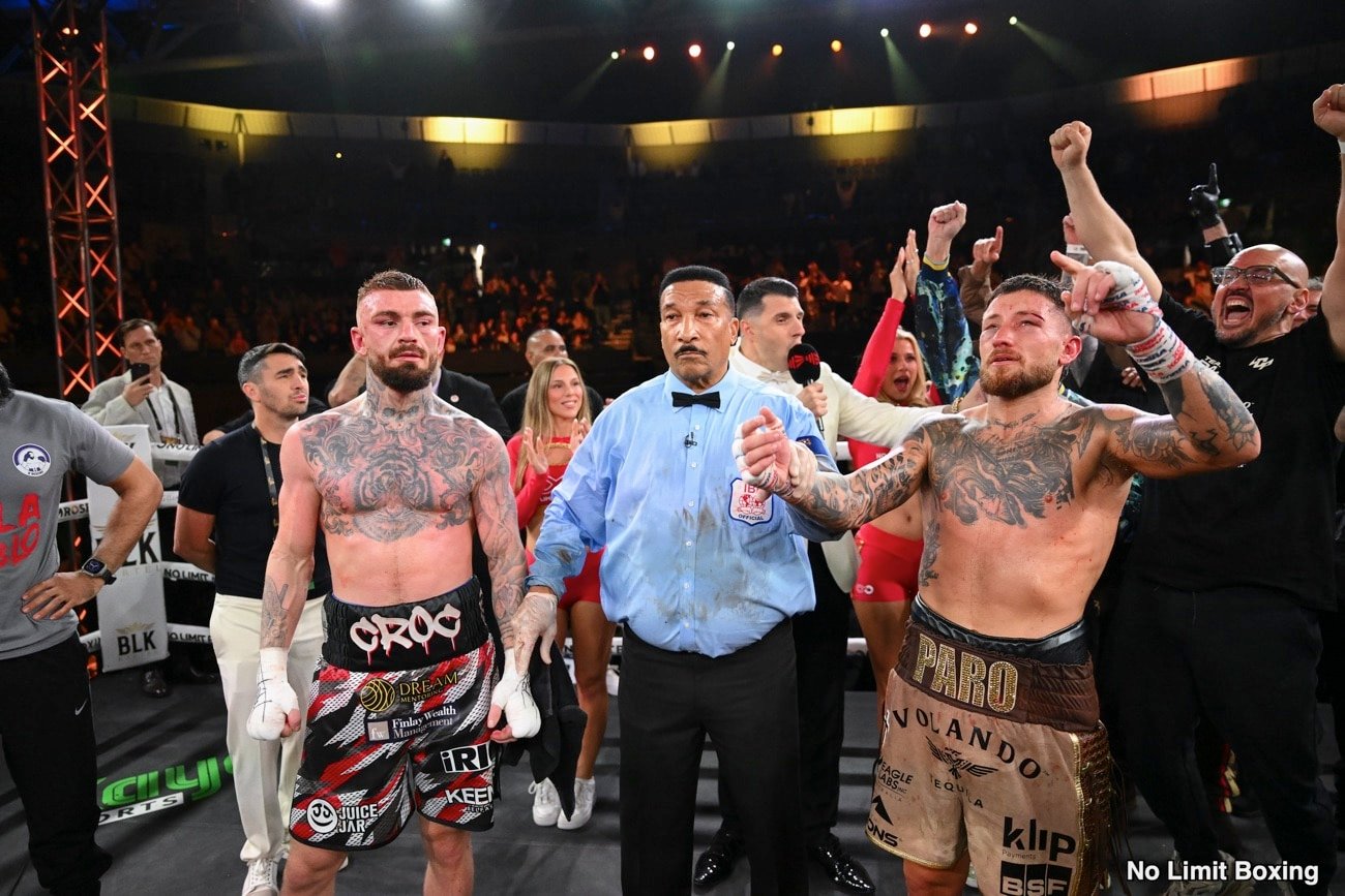 Image: Liam Paro Edges Lewis Crocker To Win IBF Welterweight Title In Brisbane
