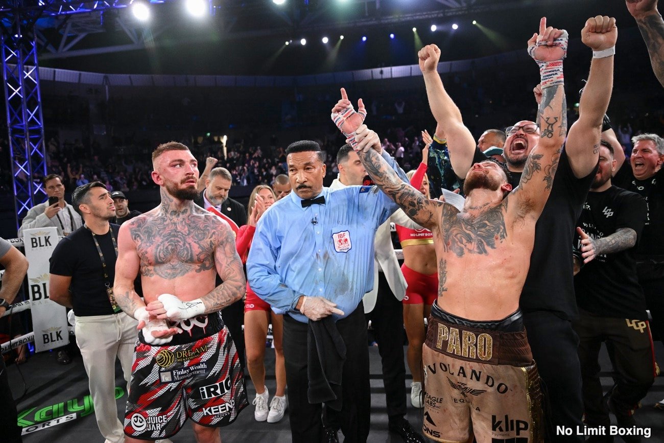 Image: Liam Paro Edges Lewis Crocker To Win IBF Welterweight Title In Brisbane