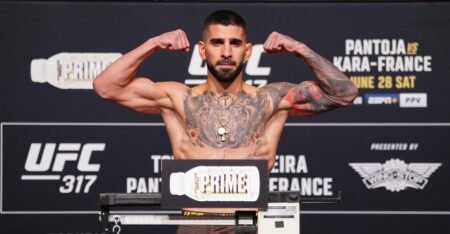 UFC White House weigh-in video: Topuria vs. Gaethje