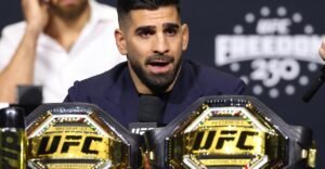 Ilia Topuria responds to Justin Gaethje’s divorce comments: ‘I’m going to put you to sleep in front of your whole family’
