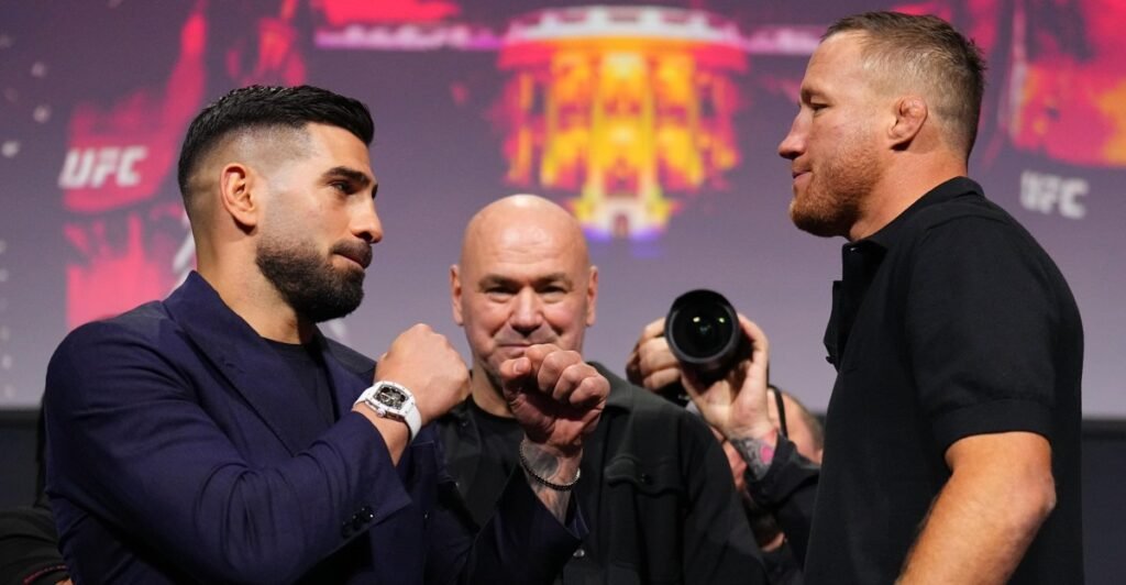 Justin Gaethje fires back at ‘insufferable little b*tch boy’ Ilia Topuria in latest war of words; Topuria responds