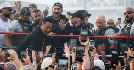 Sean Strickland escorted out for safety concerns after sneaking into UFC Fan Fest, won’t face charges