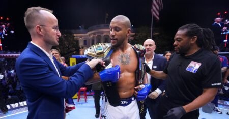 Ciryl Gane: ‘Unfinished business’ needs to be settled with Tom Aspinall after UFC White House knockout over Alex Pereira
