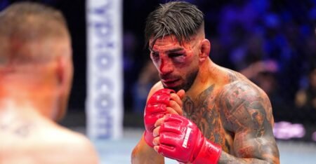 Ilia Topuria releases first statement after brutal UFC White House loss: ‘You said you’d leave your mark on my face and you did’