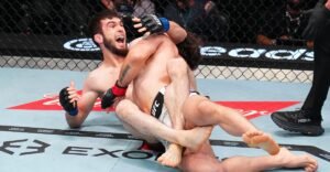 UFC Vegas 119 video: Murtazali Magomedov pulls off rare Scottish twister submission to tap Melsik Baghdasaryan