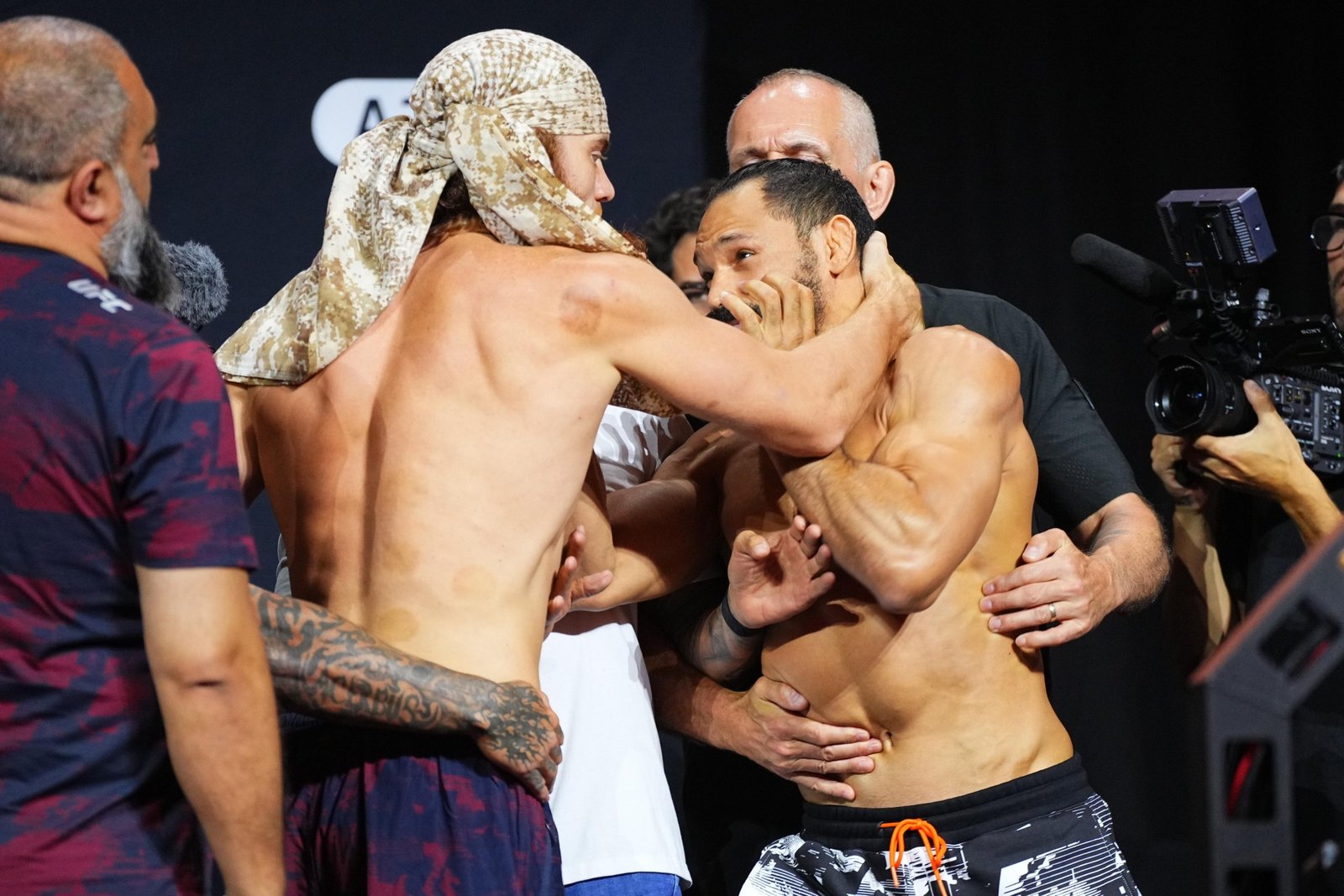 UFC Fight Night: Fiziev vs Torres Ceremonial Weigh-in