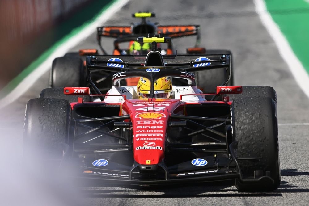 Lewis Hamilton, Ferrari, Lando Norris, McLaren