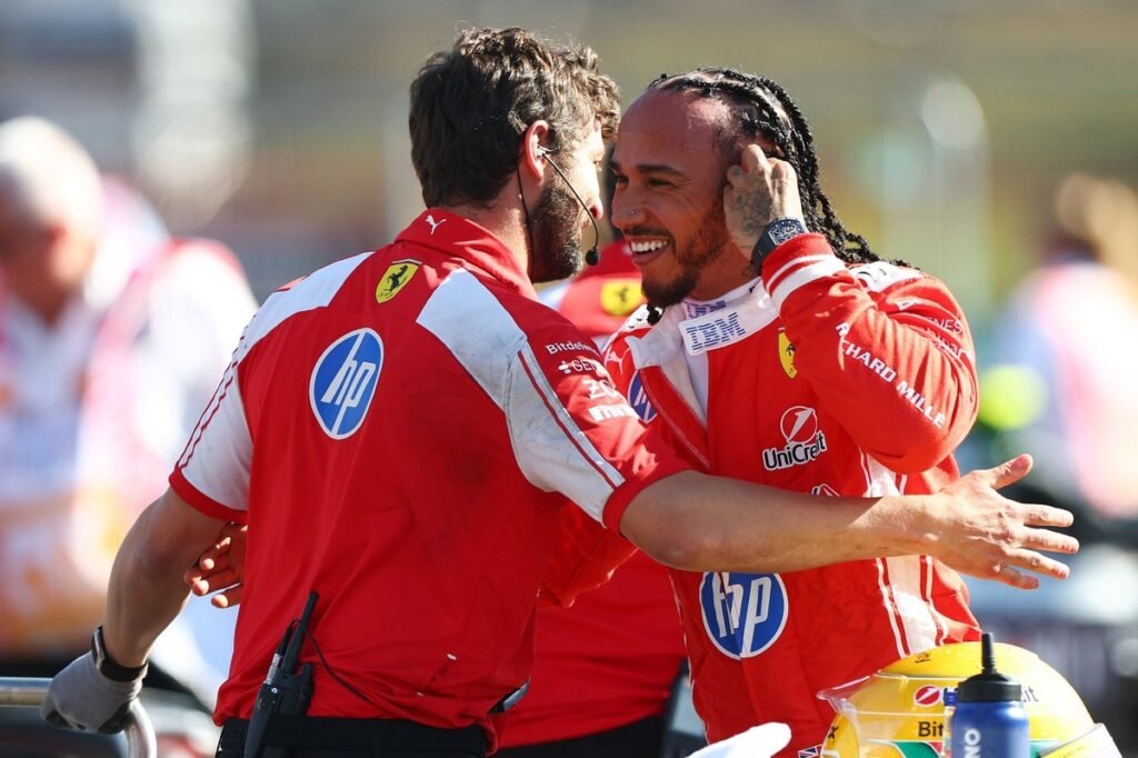 “They scared me yesterday” – Hamilton expected Ferrari to be six tenths off at Silverstone