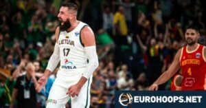 Jonas Valanciunas pens a two-year contract to join Zalgiris