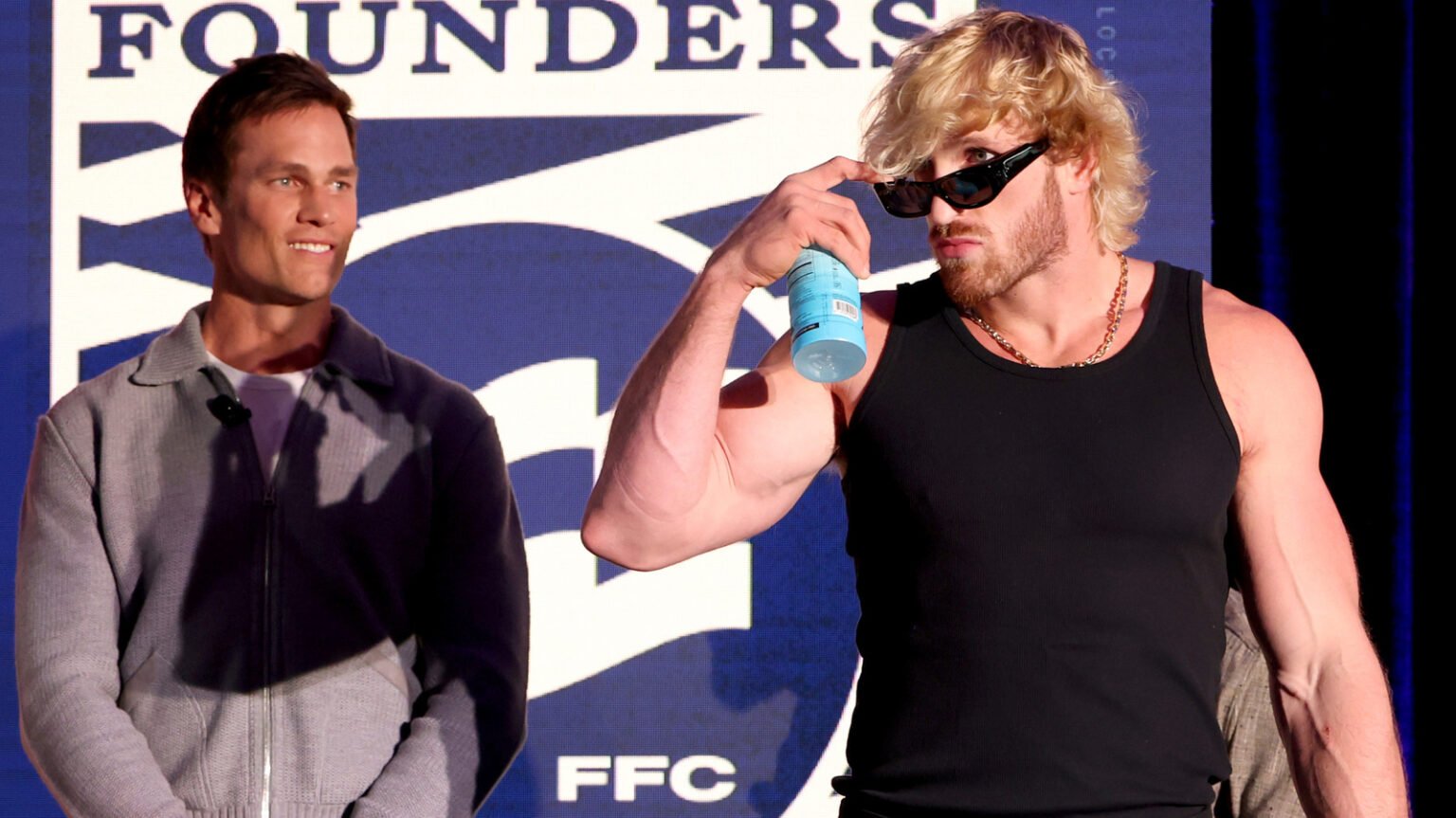 Former NFL Quarterback Tom Brady Slaps WWE Star Logan Paul During FanaticsFest
