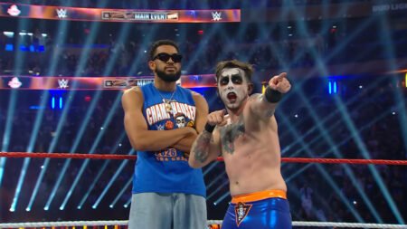 NY Knicks’ Karl Anthony Towns Comes To Danhausen’s Aid At WWE SNME